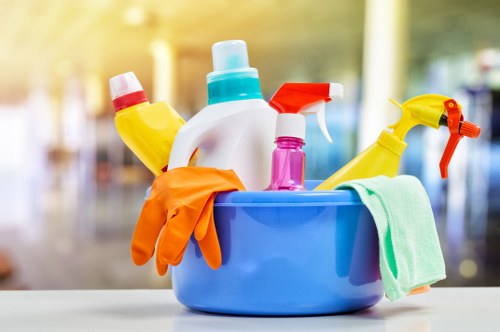 Professional curtain cleaning equipment used in a West London property