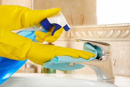 Kitchen and bathroom regular cleaning in a Shepherds Bush property
