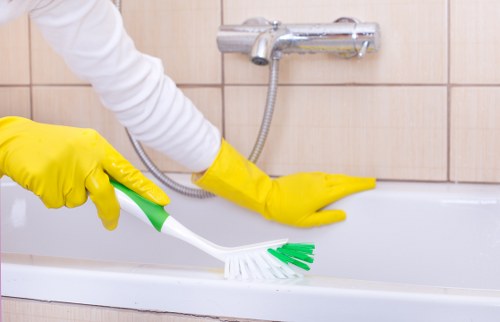 Cleaning a carpet affected by pet urine in a local flat