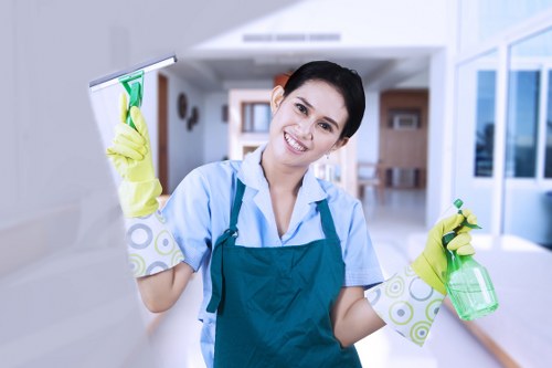 Deep cleaning a hallway runner in Shepherds Bush
